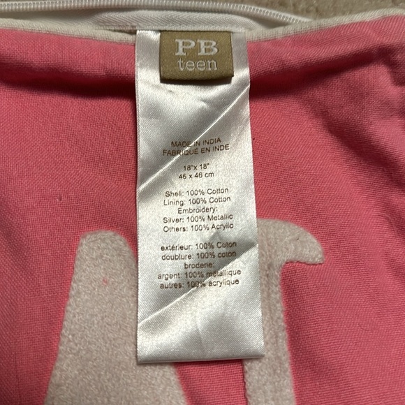 Pottery Barn Teen “Roam” 18” pillow cover - Picture 3 of 3